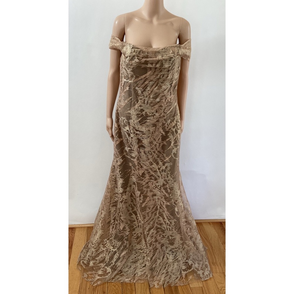 RENE RUIZ COLLECTION GLITTER GOWN - Picture 2 of 10